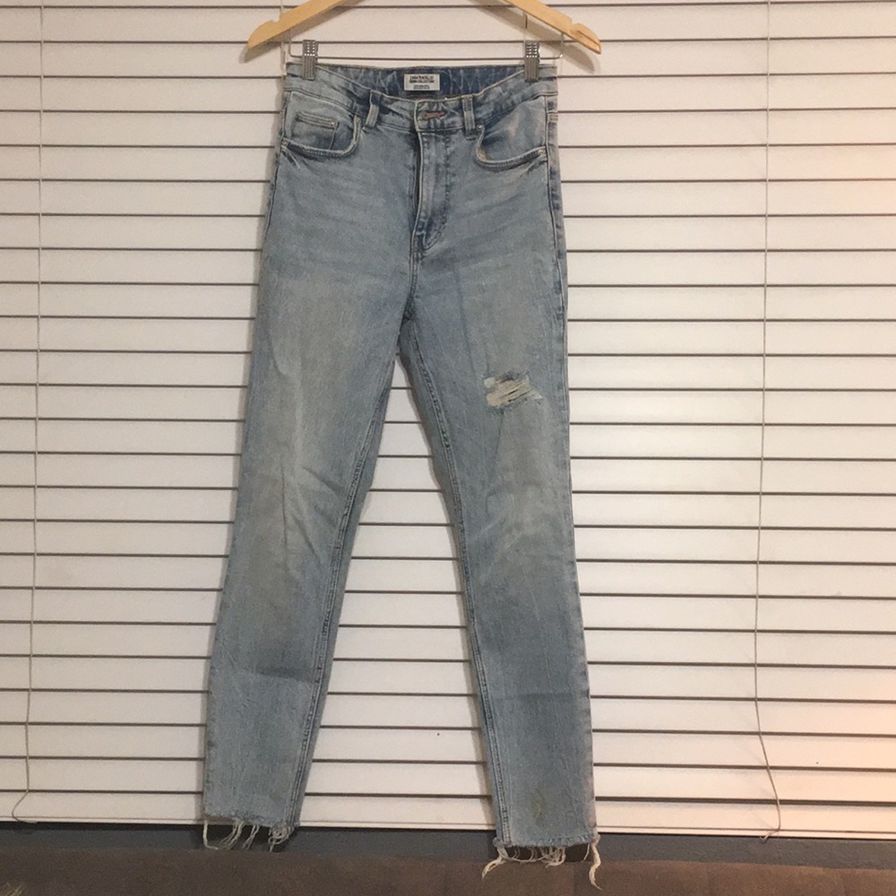 Zara Trafaluc vintage wash jeans